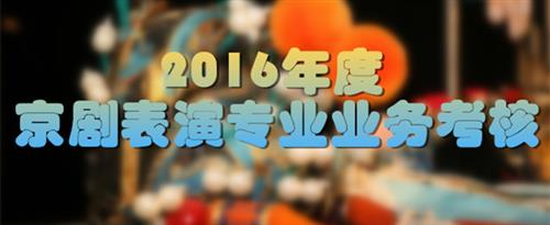 操我吧视频国家京剧院2016年度京剧表演专业业务考...